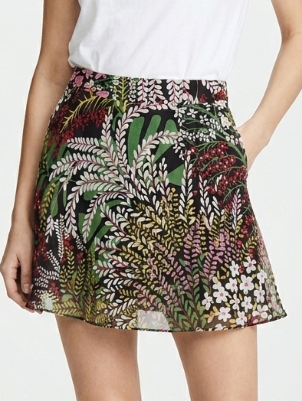 Urban Outfitters Floral Mini Skirt